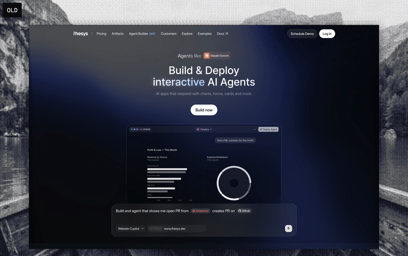 Old marketing site
