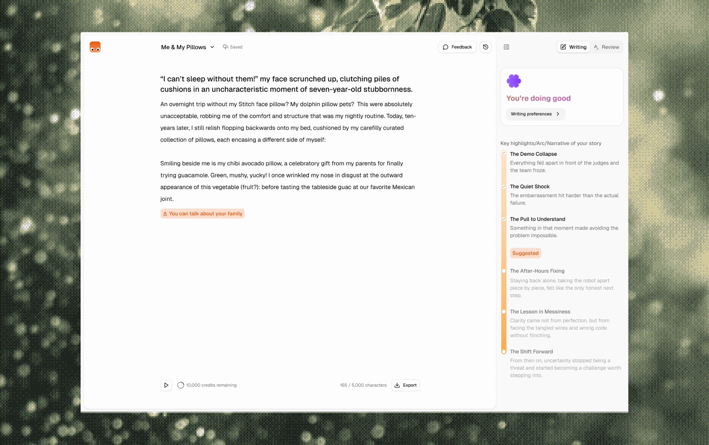 Nudges to keep you writing